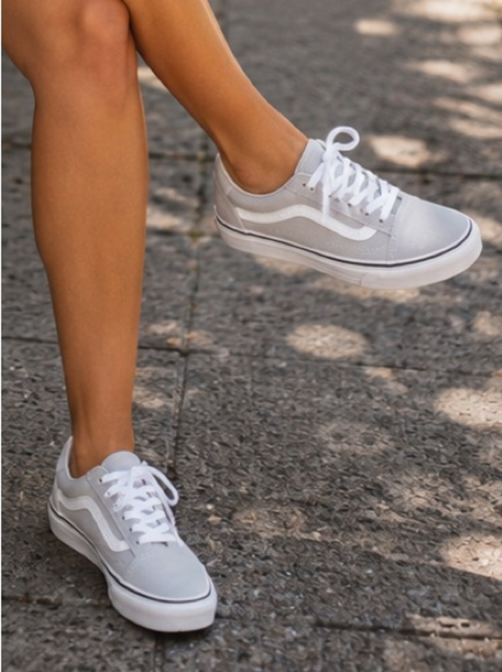 Vans Grey Dawn Old Skool Lace Up Sneakers 👟 mens 6.5 Womens 8 *2 for 20*